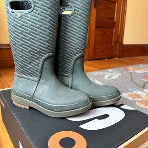 Bogs Crandall II Tall Waterproof Boots Dark Green Size 6